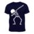 Dab It Print T-Shirt – Navy Blue